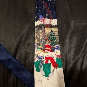 Festive Snowman Necktie